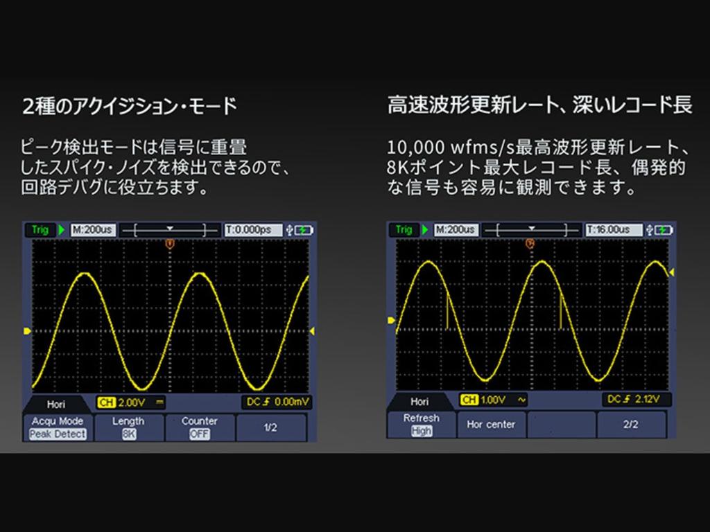 OWON HDS271 70MHz Handheld Oscilloscope with Multimeter and Waveform Up To 100kHz Sample 8K Record True SCPI USB Handheld and Lightweight Instruction