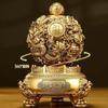 Nine Turn Heaven and Earth Tripod Decoration Sitting Room Office the Year of the Loong Mascot Decoration Store Gift