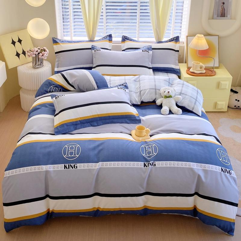 Ins Style Luxury Retro Style Small Fresh Floral Quilt Set Four Piece Bedding Set Student Dormitory Three Piece Bed Sheet Set