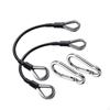 2Pcs Gym Cable Extension Strength Training Easy Carrying To Install Stainless Steel Wire Rope