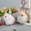 Plush Hamster Playful Toy Cartoon Keychain Adorable Gift For Young Girls And Kids