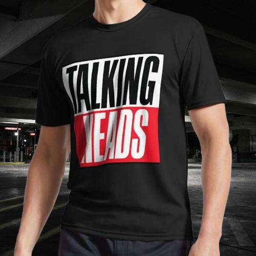 Talking Heads Logo Active T-Shirt Funny Size Mode American T-shirt