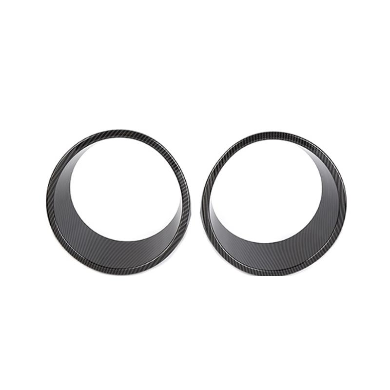 ABS Exterior Front Headlight Decorative Ring Cover for Jeep Wrangler JL 2024 Up Car Accessories