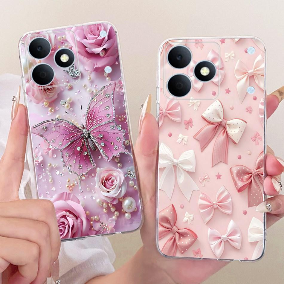For Realme Note 80 2026 Cute Flower Butterfly Cat Painted Case For Realme Note80 RMX5388 Soft Silicone TPU Phone Cases
