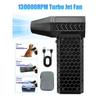 Мини турбореактивный вентилятор турбовентилятор с бесщеточным двигателем 130000 об/мин, высокоскоростной канальный вентилятор 52 м/с, электрический воздуходув