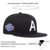 Children Letter A Side Earth Embroidery Flat Top Baseball Hat Cotton Outdoor Hip Hop Caps Boys and Girls Hats Snapback Cap