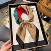 High-end large square scarf silk scarf women's new versatile neck summer thin bag head mother scarf with shawl