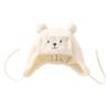 Bear Winter Baby Hat with Earflap Newborn Bonnet Infant Beanie Thicken Warm Toddler Hats Baby Cap for Girls Boys 0-12M