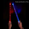 Rechargeable LED Light Up Gradient Glow Drumsticks, Durable Professional Cool LED PC Polymer Material Drumsticks