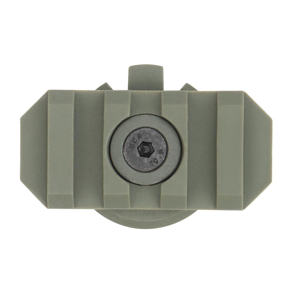 2 шт. Адаптер для крепления на боковую направляющую шлема, регулируемый направляющий аксессуар ARC ( зеленый)