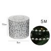 Plastic String Bead Chain 5M Christmas Decoration Christmas Tree Ornament  Indoor Decoration