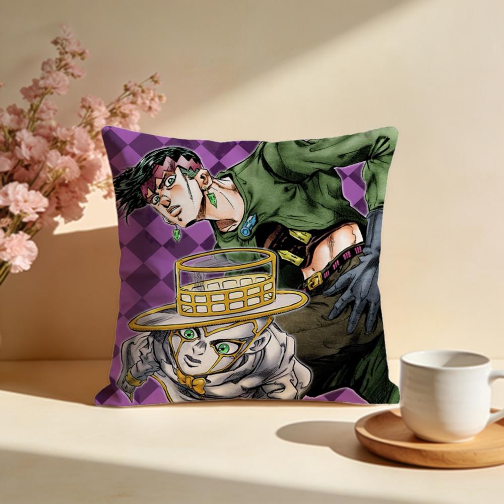 Горячая Наволочка JJoJos Bizarre Adventure Стильная Моющаяся Наволочка Идеально для Дивана Спальни Украшения Автомобиля