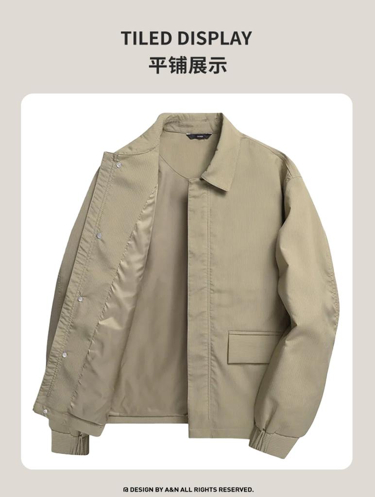 Jovo 2025 Spring and Autumn Men's Fashion Casual Collar Jacket