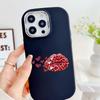 LZ21 Lips Kiss Design Art Soft Phone Case for Samsung S24 Ultra S23 Plus S21 A16 A54 A34 A05s A06 Infinix Hot 40 30i Lens Protection Shockproof Cover