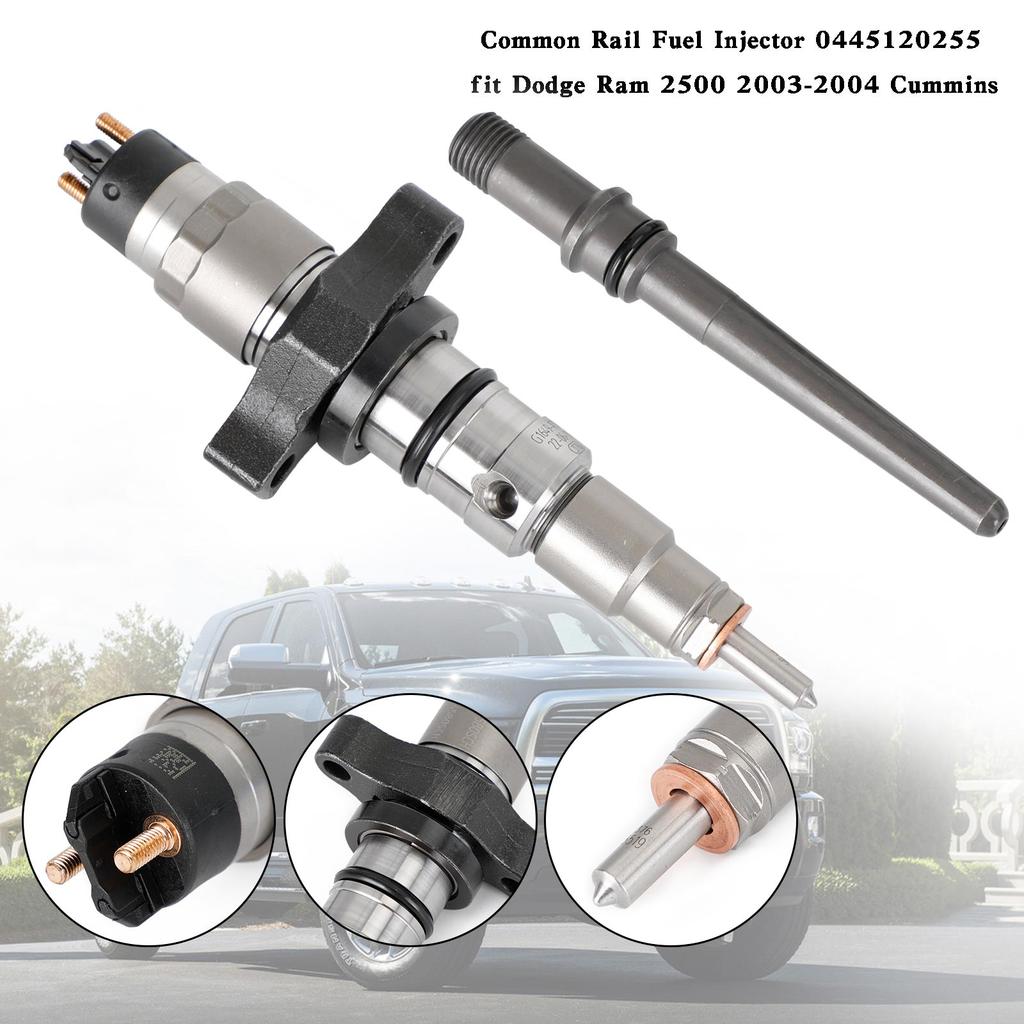 1 ШТ. Топливная форсунка Common Rail 0445120255 подходит для Dodge Ram 2500 2003-2004 Cummins