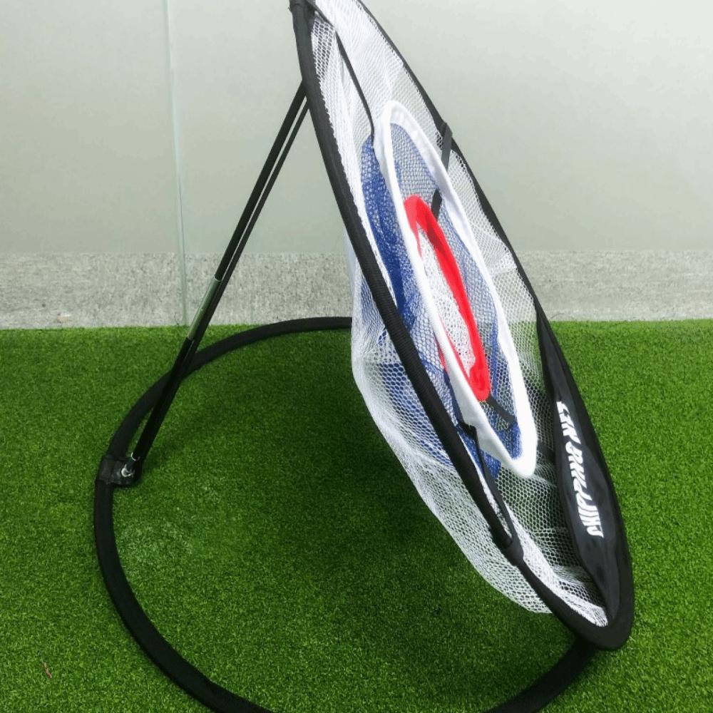 2pcs Foldable Golf Chipping Net Nylon Golf Net Compact Golf Practice Net Swing Accuracy