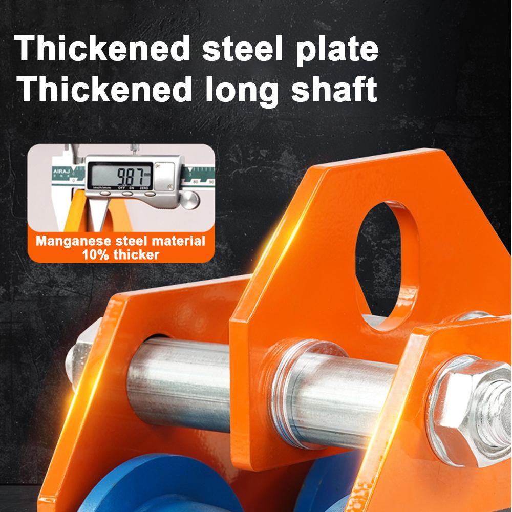 Ручная тележка Т-образного типа Монорельсовый кран Двутавровая балка Шкив Скользящий подъемный инструмент Таль Подъемник Монорельсовый подъемный шкив Тележка