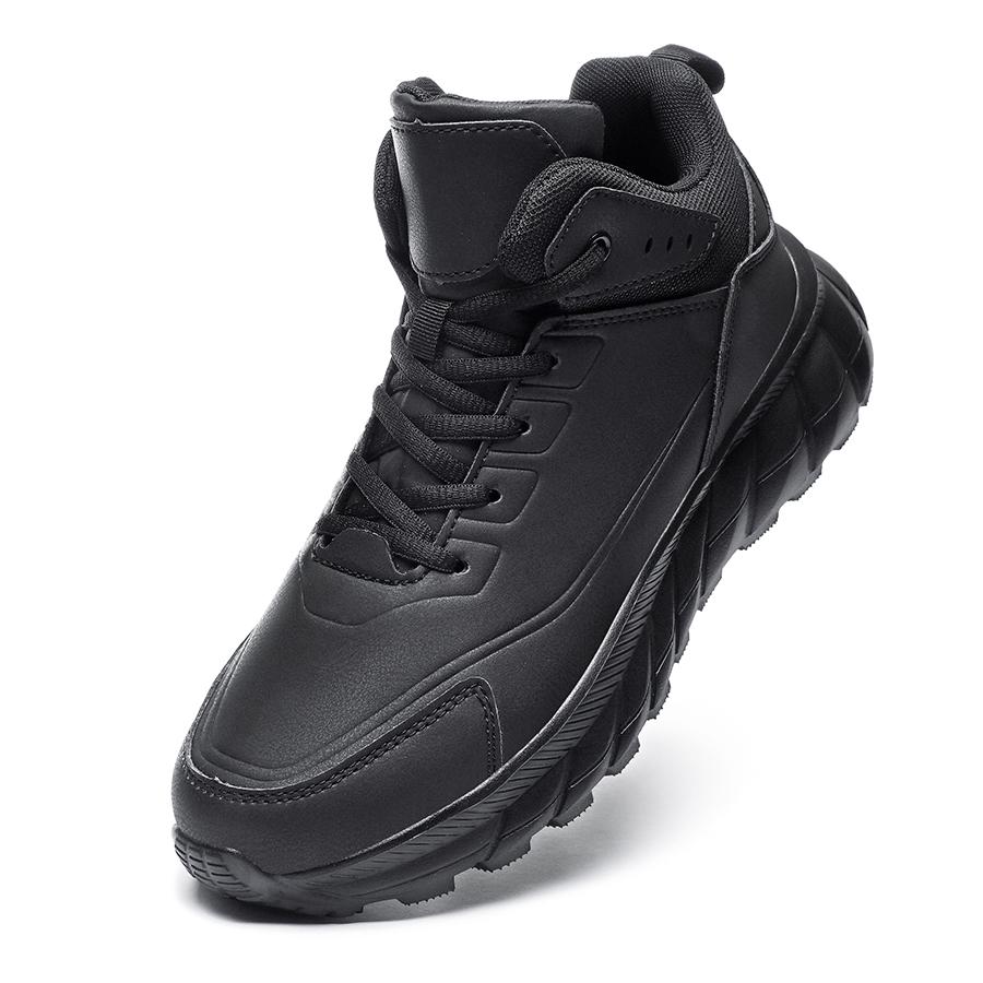 Fashion New Men's Boots Plush Flat Bottom Shoes for Men Waterproof Snow Boot Winter Super Warm Outdoor Comfortable Hiking Male Shoe