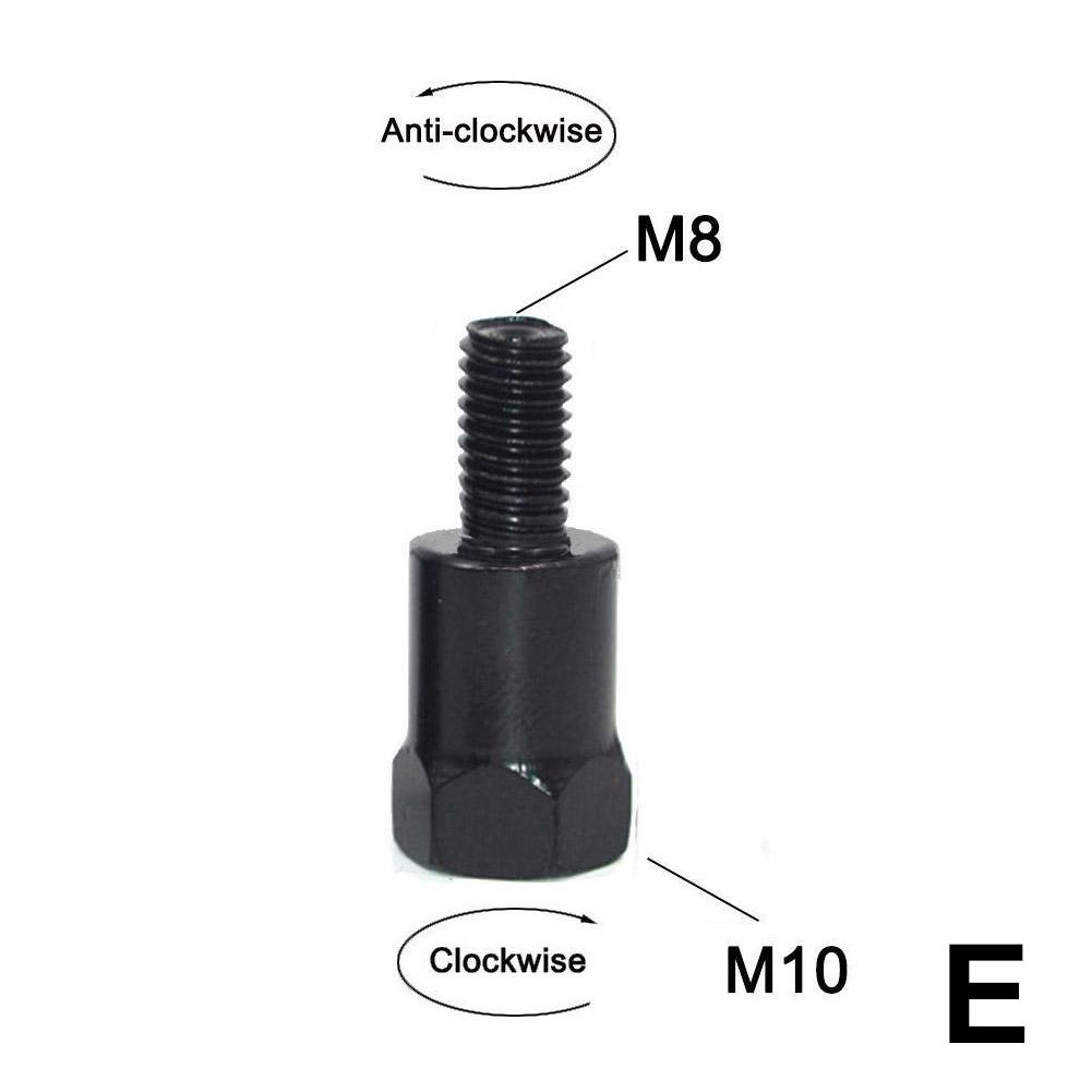 Черный Мотоцикл 32ММ M10 8ММ M8 Адаптеры Зеркал Заднего Вида Переходной Болт По Часовой Стрелке Против Часовой Стрелки Правая Левая Резьба