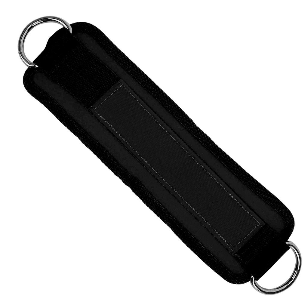 Fitness Ankle Straps for Cable Machine Double D Neoprene Ankle Straps(Black )