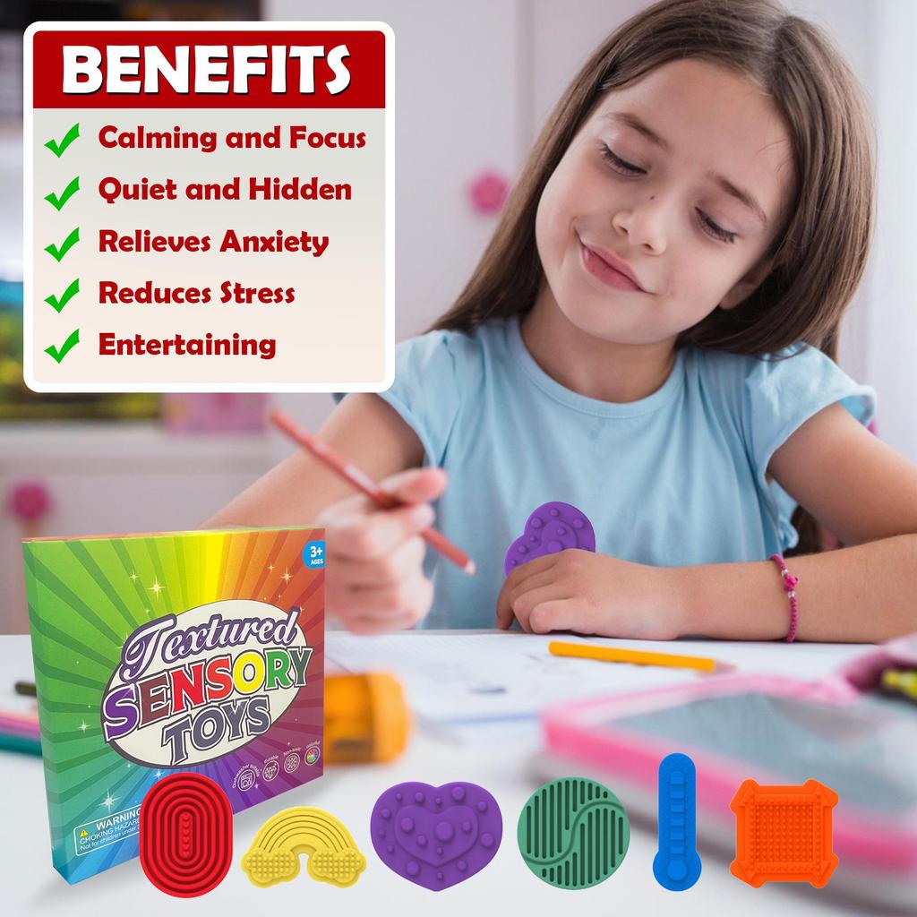 Детский силиконовый сенсорный камень Fidget Stone - мягкая игрушка для декомпрессии