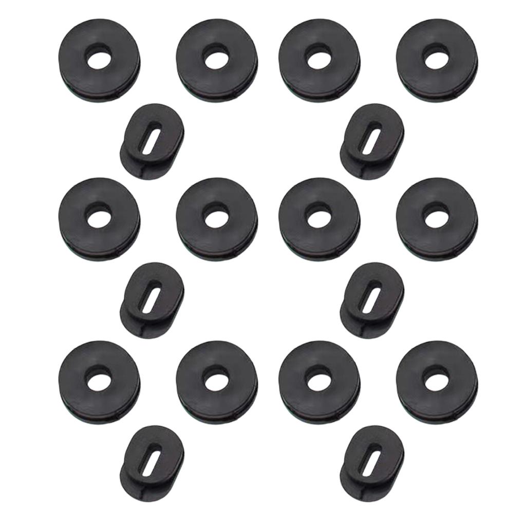 18 шт. Мотоциклетные резиновые накладки на кромку, износостойкая кромочная прокладка, мотоциклетные аксессуары, простая установка для CG/ZJ125