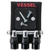 VESSEL Quick Catcher 3 Holder with Magnet Black QB-10MB3K