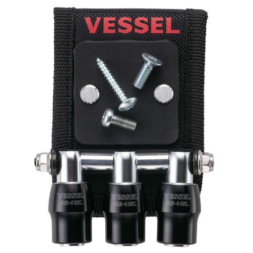 VESSEL Quick Catcher 3 Holder with Magnet Black QB-10MB3K
