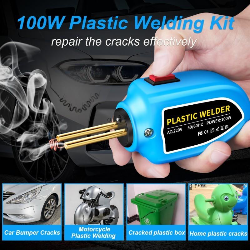 100W Portable Plastic Welder Hot Stapler Plastic Repair Kit