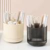 Large Capacity Pencil Storage Box Plastic Makeup Brush Organizer Rotatable Pen Holder  Desktop