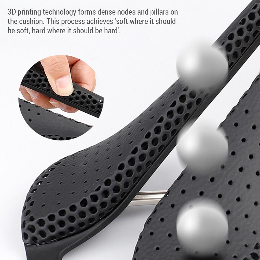 Велосипедное сиденье с 3D-печатью, легкое полое велосипедное седло для горных шоссейных велосипедов