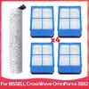 Compatible For ( Bissell CrossWave OmniForce 3882 ) Vacuum Cleaner Replacement Parts Accessories Roller Soft Brush Hepa Filter