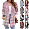 Women's Lightweight Cardigan Sweaters Open Front Long Sleeve Casual Loose Thin Cardigans With Pockets