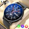 LIGE High-definition Round Screen Fashionable Smartwatch Bluetooth Call Sports Waterproof Smartwatch Health Monitoring Smart Bracelet Men Smartwatch