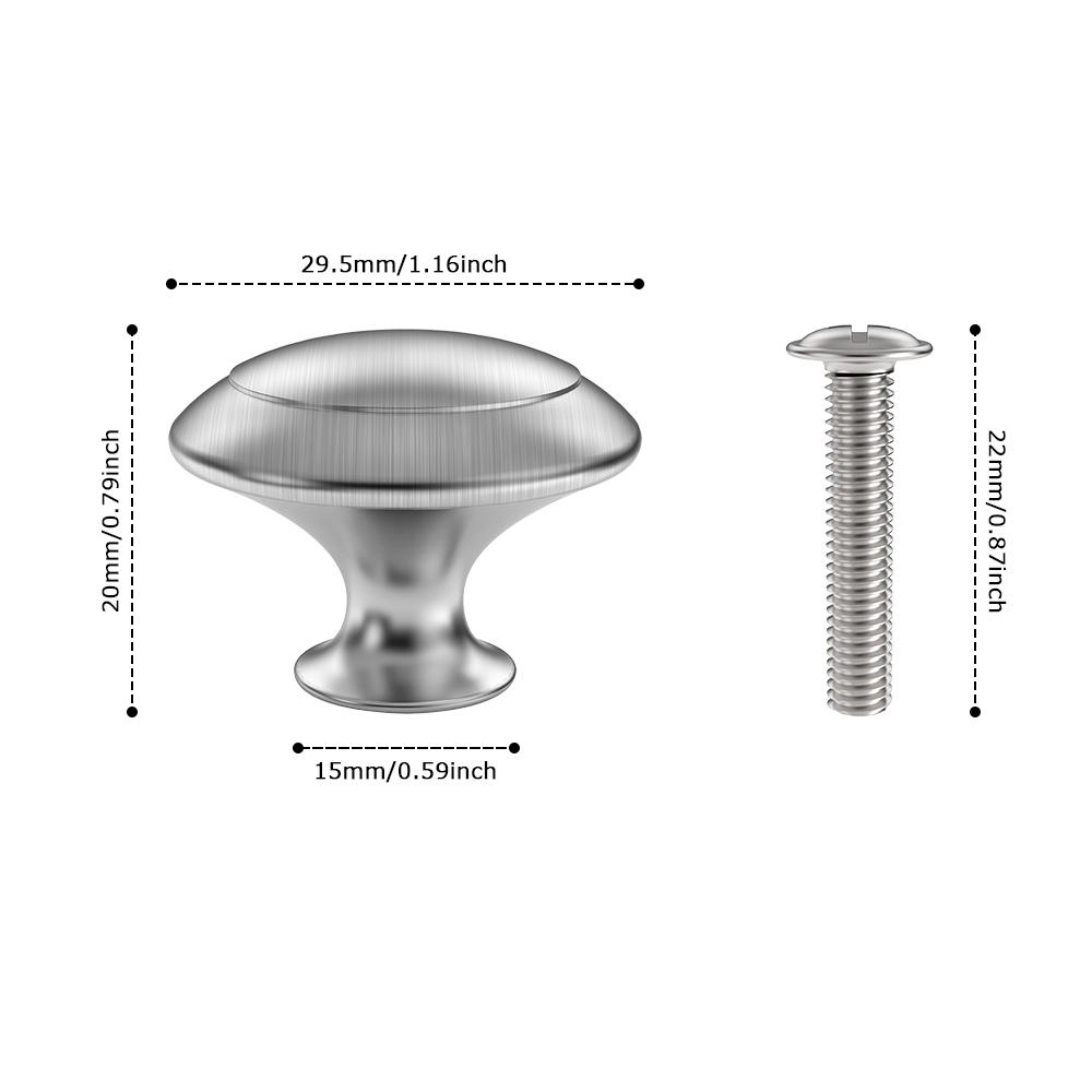 10/20/25 шт. 30 мм нержавеющая сталь дверные ручки для ящиков кухонных шкафов дверные ручки для гардероба фурнитура