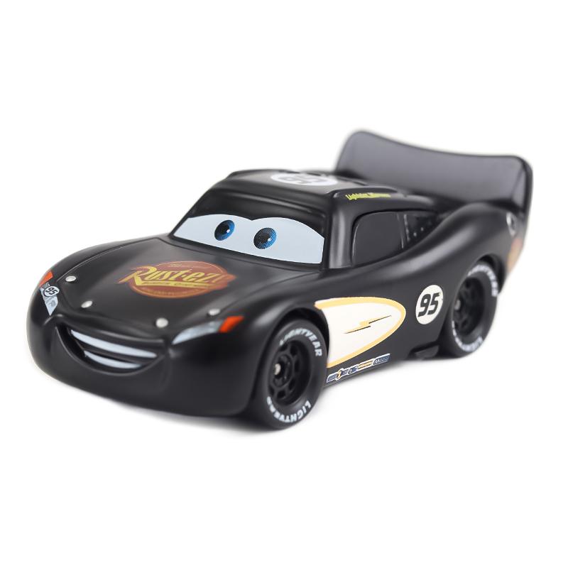Машинки игрушка Pixar Машинки Игрушка Молния МакКуин Джексон Шторм Мэтр Салли Шериф 1:55 Литая модель автомобиля Игрушка Детский подарок на день рождения