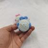 Handmade Little Whale Keychain Wool Making Knitting Keyrings  Backpack Ornaments