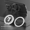 Двусторонний магнитный держатель-кольцо для мобильного телефона для MagSafe iPhone 16, складная подставка для телефона с сильным магнитом, подставка-кольцо для телефона