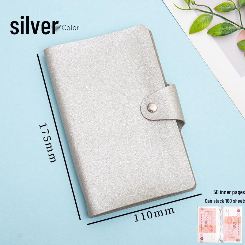 Soft Leather Money Clip & Savings Album