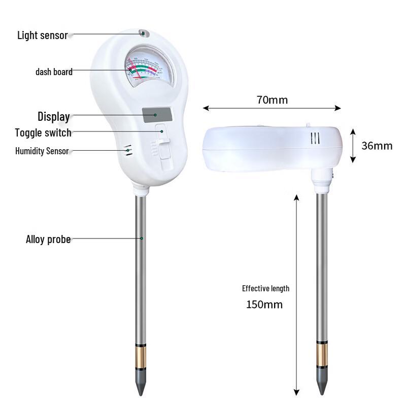 Brangdy 6-в-1 Тестер pH, плодородия и питательных веществ почвы