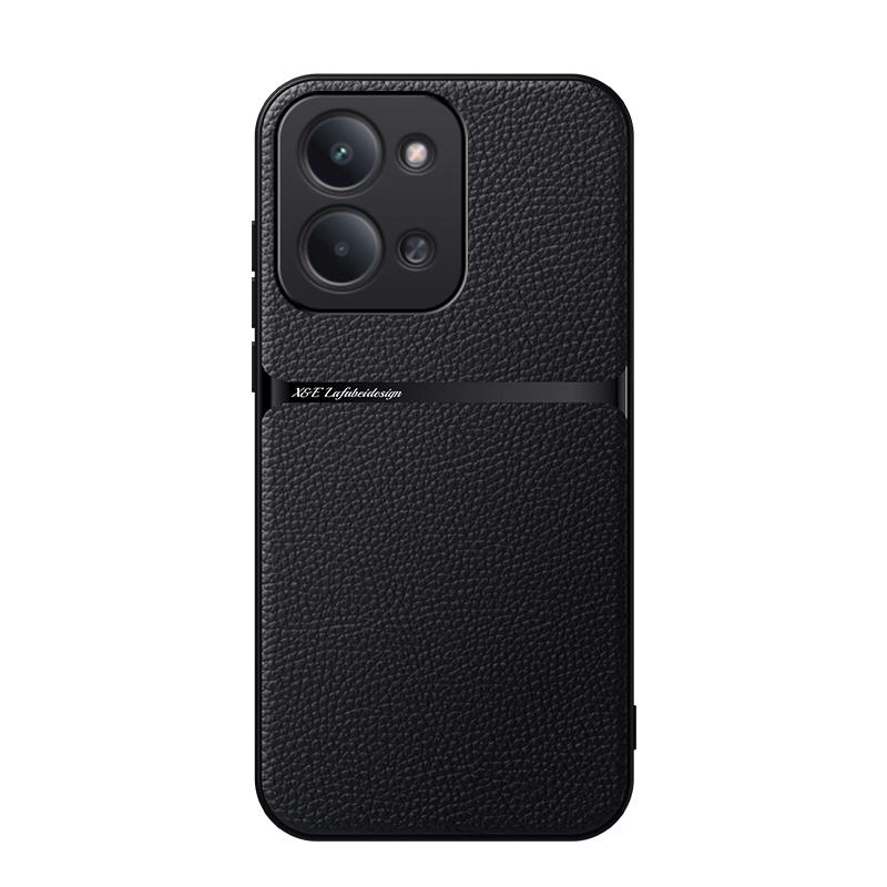 Для Redmi 15C 171мм 15 171мм 14C 4G 13C 4G Кожаный чехол-накладка с текстурой личи, ультратонкий