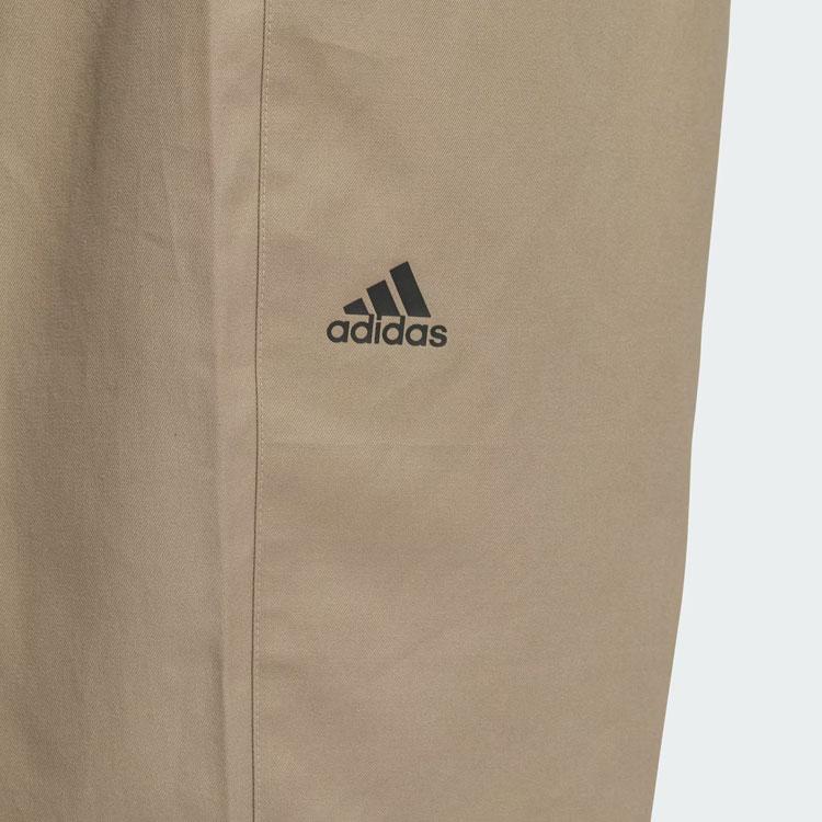 adidas Маленькие тканые спортивные штаны с логотипом, мужские штаны, коричневые JE6110