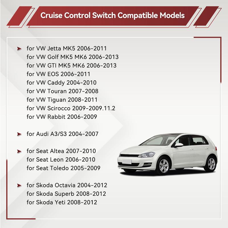 Cruise Control Turn Signal Switch for VW Jetta Golf 5 6 MK6 GTI MK5 Tiguan Touran Rabbit Skoda Octavia Seat 1K0953513 1K0953513G