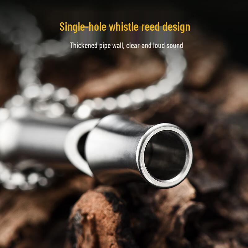 Titanium Alloy Outdoor Survival Whistle