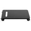 CPB1 computer shelf stand with wheels - black