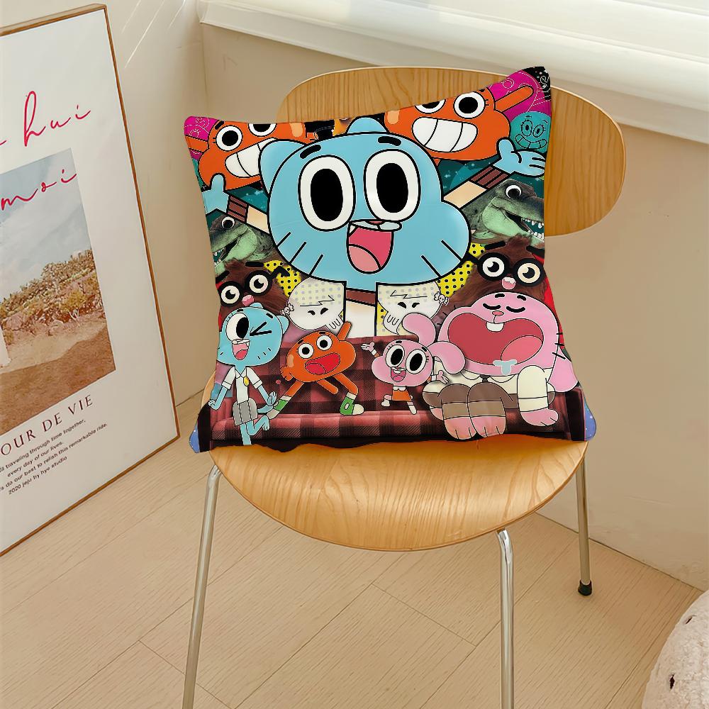 Удивительный Мультяшный Мир G-gumball Наволочка Подушка Декор Комната Дом Диван Гостиная Офис Авто Нордическая Простота