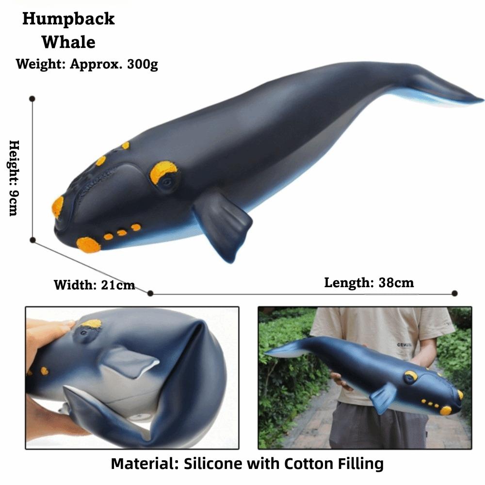 Large Size Ocean Animals Action Figures Great White Shark Model Ocean Animal Simulation