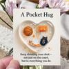 Sports-Themed Pocket Hug Football Golf Tennis Soccer Baseball Pocket Hug Heart Token Emotional Support Gift