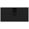 vidaXL Waschbeckenunterschrank Schwarz Eiche 65x33x60 cm Holzwerkstoff