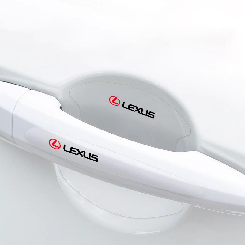 8Pcs Car Door Handle Protector Stickers Decals For Lexus LS LC RZ IS350 ES300 GS350 CT200h GX460 LX570 RX500h NX300 UX260 LM300 KN8